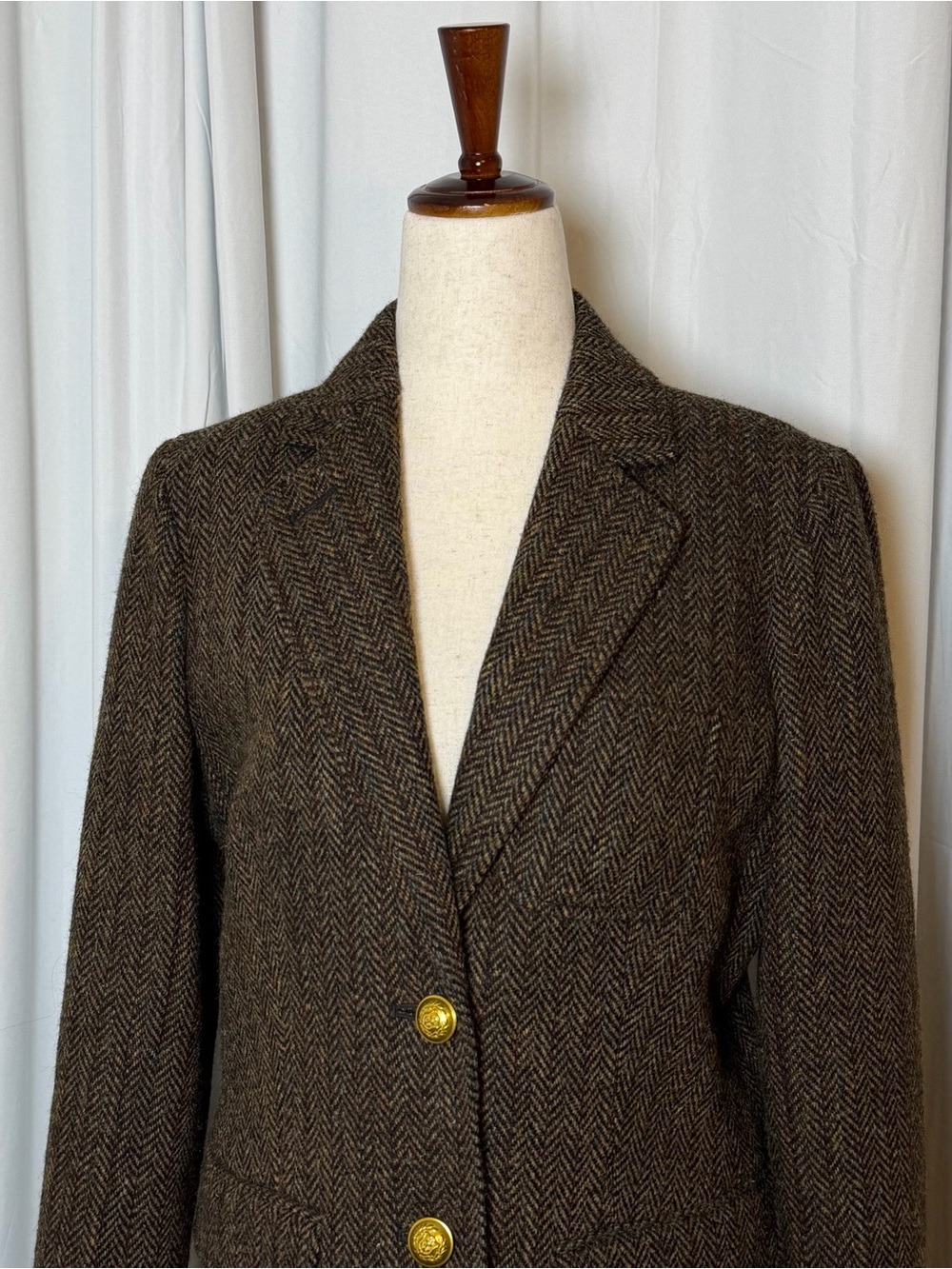 J.Crew Collection Rhodes Harris Tweed Wool Coat 6 NWOT - Picture 4 of 16